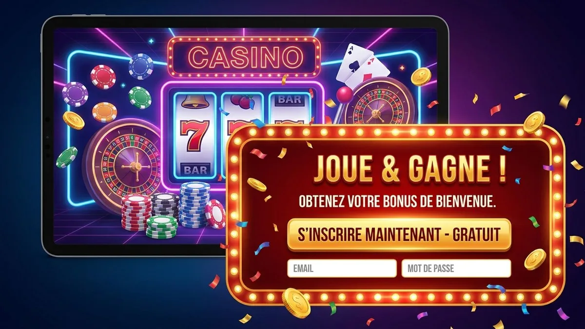 Inscription avec bonus